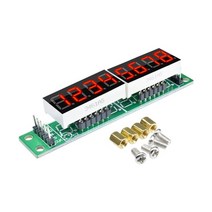 디지털제어모듈 8 자리 비트 max7219 디지털 튜브 디스플레이 모듈 보드 arduino 51avrstm32 용 7 세그먼트 디지털 led 디스플레이 5v3.3v 컨트롤러, 그린 보드