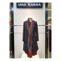 [막스카라] W몰 체크 벨티드 울코트 M94MWJ011MEB1R1_1