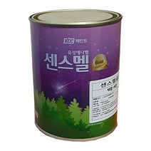 KCC페인트 센스멜골드 1L 유광 조색칼라 /유성 에나멜 철재 목재 가구 문짝리폼 철구조물, EZ6010