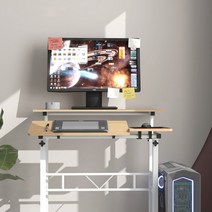 높낮이 각도 조절 이동식 스탠딩 책상