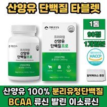 BCAA 필수아미노산 류신 타블렛 산양유 단백질 프로틴 유청칼슘 발린 이소류신 분리 유청단백질 WPI 1통 알약 타입 고트밀크 HACCP 아미노액티브 BACC 남자 여자 친구 남친 여친 추천