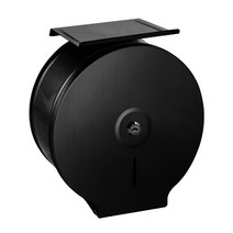 세이크린 핸드폰 받침 수납형 스텐 점보롤케이스 9종, 1개, 07_CNDH-06 스텐점보 무광 블랙선반