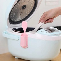 DM PKFARM 접착식 주걱꽂이 만능 밥솥 부착 밥주걱 컬러 홀더, 1개, 화이트