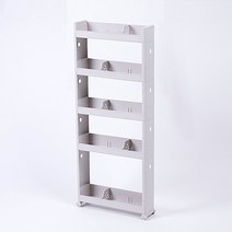 티렉스캐스터 틈새 트롤리 이동식 선반 카트 13cm 18cm 33cm 36cm, 13cm 5단 틈새 트롤리