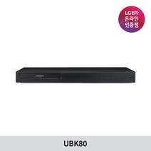 LG전자 3D 4K 블루레이 플레이어 UBK80, 1개, 색상