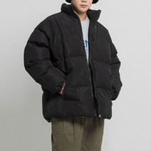 범 루즈핏 숏 패딩 점퍼