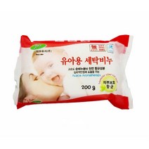 유아용 순한 무형광 세탁비누 200g 1P 면생리대세탁세제 여성속옷전용세제, 1개, 재우유지 유아용세탁비누200g