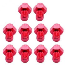 Royalways 2x 10pcs 자전거 페달 나사 산악 자전거 페달 스터드 방지 합금, 알루미늄 합금, 10 조각, 레드