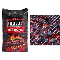 파이어폭스 캠핑용 바베큐용 숯, 10kg, 3개