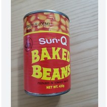 선큐 베이키드빈스 420g 베이크드빈 부대찌개콩 브런치콩 썬큐 8개, 콩통조림