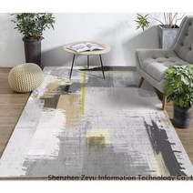 북유럽풍 대형 거실 카페트 사계절 극세사 소형 러그 매트 모음, 160×230cm + U