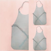 두꺼운 부직포 앞치마 회색 일회용앞치마 위생앞치마