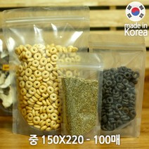 해피존 스파우트 파우치 스탠딩 지퍼백 모음, 12번. 스탠딩지퍼백 중(150x220) 100매