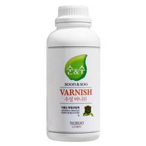 노루페인트 순앤수 친환경 수성바니쉬 1리터, 반광