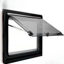 카라반 캠핑카 창문 도어 푸시 아웃 모기장 이중층, 500mm x 500mm, 4캔 ﻿