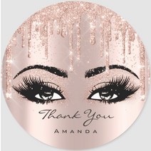 파티 100 Pcs 사용자 정의 맞춤형 흰색 스티커 로고 속눈썹 립 밤 립스틱 레이블 Lipgloss 튜브, 07 E6_03 5CM-100PCS