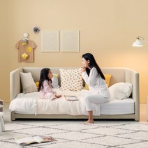 레이디가구 코쿤 저상형 범퍼가드 데이베드 프레임 SS, 웜그레이, 01. 슬림형 데이베드 프레임(매트제외)