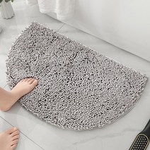 로렘 더 길어진 극세사 발매트, 반원 그레이