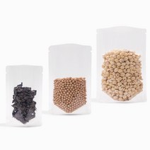 홍진포장 투명 스탠드봉투 스탠딩파우치 100장 사이즈 4종 (지퍼없음), 13 x 20cm - 100장 (장당60원), 100개