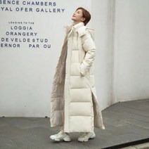 롱 패딩 후드 파카 겨울 자켓 여성 다운