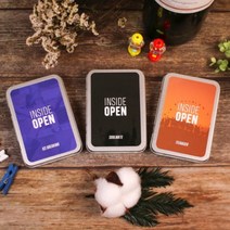 INSIDE OPEN 아이스브레이킹 질문카드 40 퀘스천카드, 주황-틴에이저