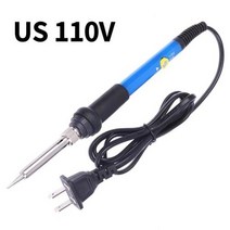 전기 용접기 온도 조절 납땜 인두 220V 60W 신제품 용접 재작업 솔더 스테이션 히트, US 110V plug