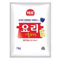 요리플러스 미원 가루조미료 다시다 사조해표 분말조미료 1kg 조미료, 1개