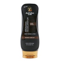 오스트레일리안 골드 - 다크 태닝 엑셀러레이터 로션 윗 브론저스, 237ml/8oz