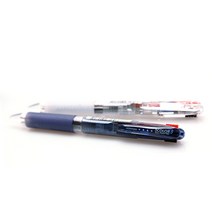 [조한스토어] 문화 다색 볼펜 0.7mm 유성 멀티펜, 1개, 3색볼펜 S(흑/적/청)_바디 색상랜덤