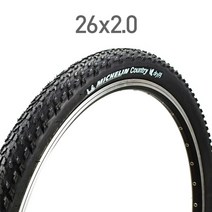 미쉐린 MTB 자전거 타이어 26 26 1.75 26 2.0 컨트리 락 산악 자전거 타이어 27.5 1.75 사이클링 슬릭 타이어 공압 부품 블랙, 1pc 26x2.0, 1개