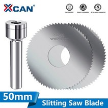 견고한 XCAN-금속 절삭 공구용 50mm 슬로팅 톱 블레이드 HSS 스틸 호환 CNC 가공, 02 50x2.5x16x50T