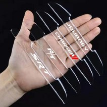 자동차 액세서리 튜닝 for dodge srt ram rt rvenger charger durango dart journey caliber 4pcs 자동차 도어 방지 자동차, 여행 화이트