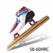 아이스 스케이트 화 피켜 슈즈 스피드 전문 고급 경도 쇼트 트랙 인라인 샤프 블레이드 실내, 40, 모델 2