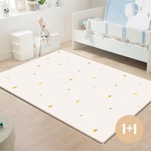 1+1 파크론 PE 웰빙 놀이방매트 오렌지레몬 185x140x1.2cm 2중엠, 01.12T_웰빙_오렌지레몬_185x140_2개