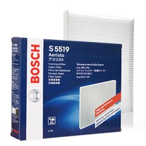 보쉬 아베오 에어컨필터 S5519 PM2.5 항균 캐빈필터, 상세페이지 참조