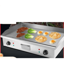 호떡기계 73cm 영업용 호떡장사 초대형 노점 부침개, 전기 난방 4400w 6mm 73x40CM