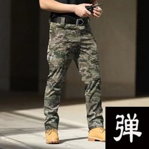 남성용 신축성 용수철 가을 육군 군사 전술 캠핑 바지 하이킹 트레킹 물고기 등반 소프트쉘 속건성 스포츠, 07 IX9 CP_07 4XL