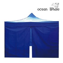 CISO 접이식 야외 천막 3x2 ABC세트 (지붕+프레임+심플바람막이4면) 포장마차 캐노피 행사용천막, (ABC세트)레드
