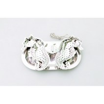 티용품 티메이커 차거르기 티웨어 스틸 차 거름망 잎차인퓨저 자스민차 차거름망 티망