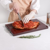 [사옹원] 국내산 원목 나무 살균 양면 수제 옻칠 도마 (2 Size)