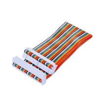 라즈베리 파이 4B/3B 40Pin GPIO 케이블 라인 호환 40 핀 확장 보드 어댑터 라스베리 파이 4B 오렌지 파이, 한개옵션0