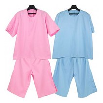 환자복 치료복절개(분홍 파랑) 상의 하의 개별판매, 분홍L(대)