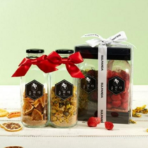 담금주키트 DIY칵테일만들기 새해선물 승진선물 기념일선물 집들이선물 파티선물 완벽한선물포장 술선물 200ml 2병, 200ml 2병 리본포장, 무화라임, 레몬자몽