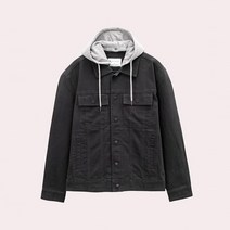 [행텐] 남성 후드 탈부착 면 트러커 자켓 10360-011-201-09