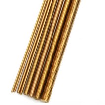 스레드로드 나사 너트 - 황동 막대 길이 긴 황동 볼트 전체 막대, m12 1pc, 250mm