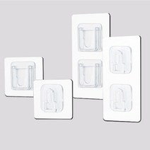 엔비키즈 멀티 접착고리 1단 20개 + 2단 10개, 투명, 1세트