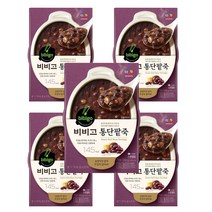 백설 비비고 통단팥죽 280g, 5개