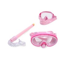 헬로키티 스노클 세트 스노쿨링 스노클링/호흡기 물안경