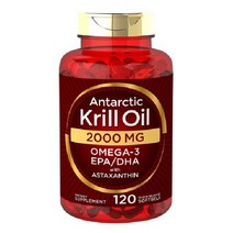 정품 칼라일 남극 크릴 오일 2000 mg 120 소프트젤