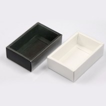 타블렛석고방향제 디퓨저상자-투명슬라이드뚜껑set, 직사각(화이트)